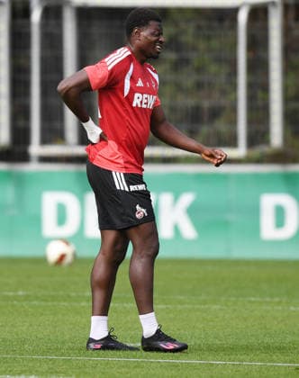 22.09.2026, xophax, Fussball 1.Bundesliga, 1.FC Koeln Training . Training in der Länderspielpause. Ragnar Ache ( alle 1.FC Köln ) Koeln
