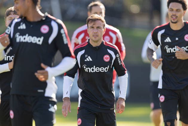 Training Eintracht Frankfurt Mario Götze (Eintracht Frankfurt, 27). Training von Eintracht Frankfurt am 22. September 2026 im Deutsche Bank Park in Frankfurt am Main., Frankfurt am Main Hessen Deutschland Deutsche Bank Park