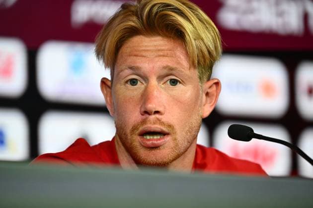 Italy v Belgium - UEFA Nations League 2026 Media Activities 22 09 2026 TUBIZE, BELGIUM - SEPTEMBER 22 : De Bruyne Kevin forward of Belgium speaks with the media during a pre-match press conference, PK, Pressekonferenz ahead of the UEFA Nations League tournament league phase matchday 1 group A1 match between Italy and Belgium on September 22, 2026 in Tubize, Belgium, 22 09 2026 Tubize Belgium  Copyright: xVincentxKalutx