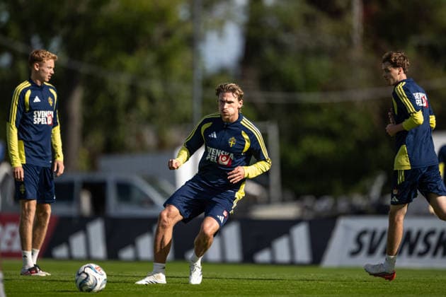 260922 Carl Starfelt of the Swedish men s national football team at a training session on September 22, 2026 in Stockholm. Photo: Johanna Säll BILDBYRAN kod JL JL0630 fotboll football soccer fotball nations league uefa nations league träning practice training sverige sweden sverige a bbeng Copyright: JOHANNAxSÄLL BB260922BB280