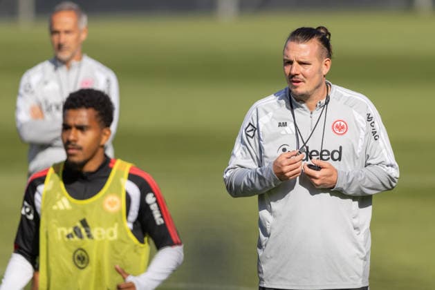Training Eintracht Frankfurt Co-Trainer Alex Meier (Eintracht Frankfurt). Training von Eintracht Frankfurt am 22. September 2026 im Deutsche Bank Park in Frankfurt am Main., Frankfurt am Main Hessen Deutschland Deutsche Bank Park