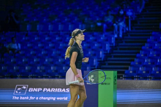 22nd September 2026; Kallang Tennis Hub, Singapore; WTA, Tennis Damen Tennis, Singapore Open Day 2; Tatiana Prozorova DavidxAsh
