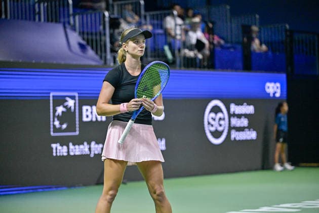 22nd September 2026; Kallang Tennis Hub, Singapore; WTA, Tennis Damen Tennis, Singapore Open Day 2; Tatiana Prozorova DavidxAsh