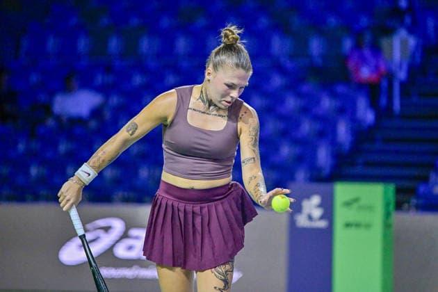 22nd September 2026; Kallang Tennis Hub, Singapore; WTA, Tennis Damen Tennis, Singapore Open, Day 2; Oleksandra Oliynykova DavidxAsh