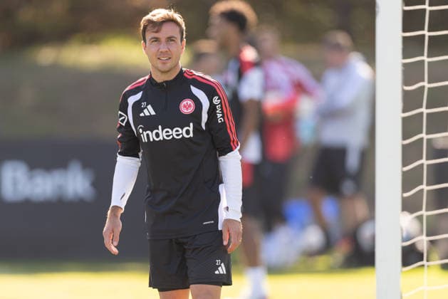 Training Eintracht Frankfurt Mario Götze (Eintracht Frankfurt, 27). Training von Eintracht Frankfurt am 22. September 2026 im Deutsche Bank Park in Frankfurt am Main., Frankfurt am Main Hessen Deutschland Deutsche Bank Park