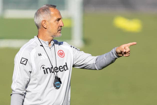 Training Eintracht Frankfurt Trainer Adi Hütter (Eintracht Frankfurt). Training von Eintracht Frankfurt am 22. September 2026 im Deutsche Bank Park in Frankfurt am Main., Frankfurt am Main Hessen Deutschland Deutsche Bank Park
