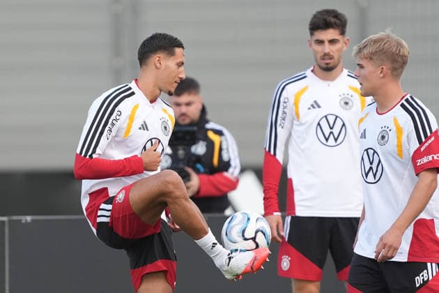 Younes Ebnoutalib (Deutschland Germany), Hennes Behrens - Herzo Base 22.09.2026: Deutsche Nationalmannschaft Nations League Vorbereitung, Home Ground, HerzoBase, World of Adidas, Herzogenaurach