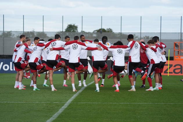 Mannschaft beim Training - Herzo Base 22.09.2026: Deutsche Nationalmannschaft Nations League Vorbereitung, Home Ground, HerzoBase, World of Adidas, Herzogenaurach