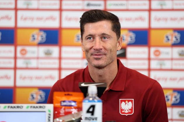 WARSZAWA 22.09.2026 KONFERENCJA PRASOWA REPREZENTACJI POLSKI --- POLISH FOOTBALL national team, Nationalteam press conference, PK, Pressekonferenz IN WARSAW ROBERT LEWANDOWSKI FOT. PIOTR KUCZA FOTOPYK NEWSPIX.PL --- newspix.pl 