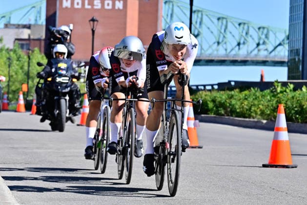 Liechti Jasmin, Reusser Marlen, Rüegg Noemi Mixed Relay 2026 Road cycling, Rad, Radsport, Strasse World Championships Montreal Liechti Jasmin, Reusser Marlen, Rüegg Noemi schweiz, switzerland, suisse 7th World Championships - Mixed Relay TTT 2026 UCI Road World Championships in Montreal, Canada. The Road World Championships mark the 99th edition of the annual global competition in road cycling. Mixed Relay UCI-Straßenweltmeisterschaften (Rad WM, Straßenrad-Weltmeisterschaften)