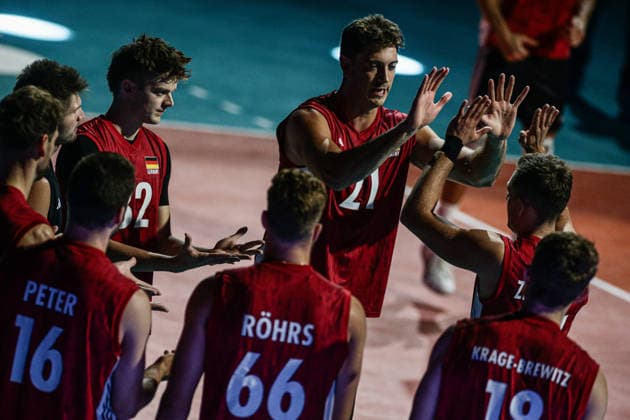 IPA88834612 - Team Germany introduction before the CEV Enel Eurovolley 2026 quarterfinal match between Poland and Germany—Arena 8888 in Sofia, Bulgaria, on September 22, 2026  Copyright: xIvanxSxIvanov IPAxSportx xx IPA88834612