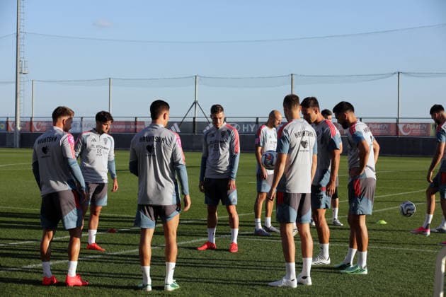 Croatia National Football Team: Press and Trainign Session Players of Croatia during the training sesion at HNK Rijeka stadium on September 22, 2026 in Rijeka, Croatia.  GoranxKovacic PIXSELL