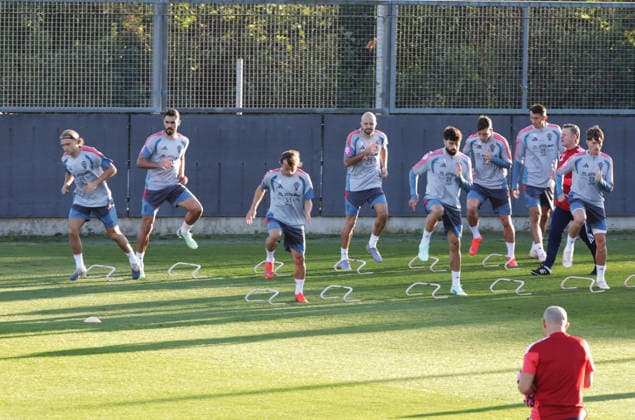 Croatia National Football Team: Press and Trainign Session Players of Croatia during the training sesion at HNK Rijeka stadium on September 22, 2026 in Rijeka, Croatia.  GoranxKovacic PIXSELL