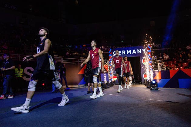 IPA88834616 - Team Germany walks out before the CEV Enel Eurovolley 2026 quarterfinal match between Poland and Germany at Arena 8888 in Sofia, Bulgaria, on September 22, 2026  Copyright: xIvanxSxIvanov IPAxSportx xx IPA88834616