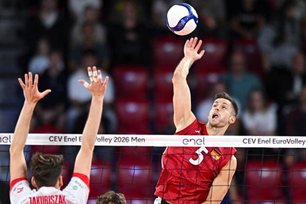 2026.09.22 Sofia siatkowka Mistrzostwa Europy w siatkowce mezczyzn Polska - Niemcy N z Moritz Reichert Foto Lukasz Laskowski PressFocus 2026.09.22 Sofia volleyball CEV Enel EuroVolley Men 2026 Poland v Germany Moritz Reichert Credit: Lukasz Laskowski PressFocus NEWSPIX.PL --- newspix.pl 