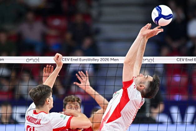 2026.09.22 Sofia siatkowka Mistrzostwa Europy w siatkowce mezczyzn Polska - Niemcy N z Marcin Komenda Foto Lukasz Laskowski PressFocus 2026.09.22 Sofia volleyball CEV Enel EuroVolley Men 2026 Poland v Germany Marcin Komenda Credit: Lukasz Laskowski PressFocus NEWSPIX.PL --- newspix.pl 