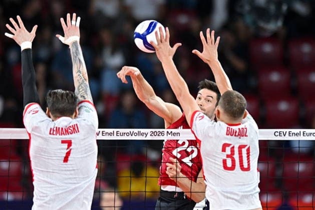 2026.09.22 Sofia siatkowka Mistrzostwa Europy w siatkowce mezczyzn Polska - Niemcy N z BRAND Tobias Christian Foto Lukasz Laskowski PressFocus 2026.09.22 Sofia volleyball CEV Enel EuroVolley Men 2026 Poland v Germany BRAND Tobias Christian Credit: Lukasz Laskowski PressFocus NEWSPIX.PL --- newspix.pl 