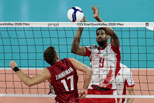 IPA88836058 - Poland s Wilfredo Leon Venero in action during the CEV Enel Eurovolley 2026 quarterfinal match between Poland and Germany at Arena 8888 in Sofia, Bulgaria, on September 22, 2026  Copyright: xIvanxSxIvanov IPAxSportx xx IPA88836058