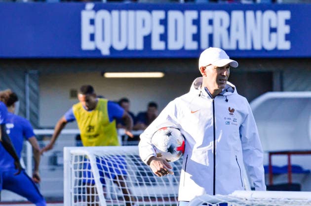 FOOTBALL : Entrainement de l™Equipe de France - 22 09 2026 ZinÃ dine Zidane (France) ClairefontaineFrance  Copyright: xBaptistexAutissierx
