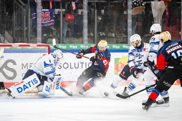 22.09.2026 - Eishockey - Saison 2026 2027 - Penny DEL - Nürnberg Ice Tigers Icetigers - Adler Mannheim - ThHa - xthxhax - Jake Hildebrand (30, Adler Mannheim ) Greg Meireles (43, Nürnberg Ice Tigers, NIT )
