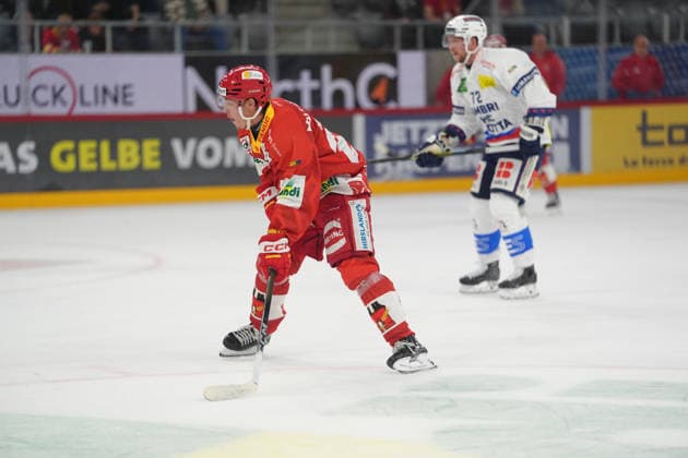 Biel Bienne, Switzerland - September 22: Mark Sever (23 EHCB) during the National League match between EHC Biel-Bienne and HC Ambri-Piotta at Tissot Arena on September 22, 2026 in Biel Bienne, Switzerland. Copyright: xKjetilxWaberx xSPPx Sportspressphoto_SPR237239