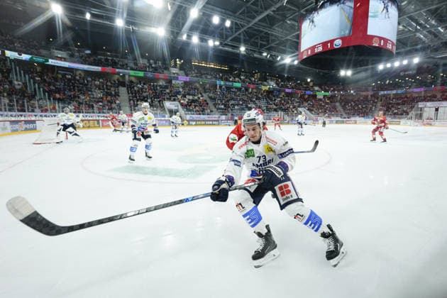 Biel Bienne, Switzerland - September 22: David Bosson (73 HCAP) during the National League match between EHC Biel-Bienne and HC Ambri-Piotta at Tissot Arena on September 22, 2026 in Biel Bienne, Switzerland. Copyright: xKjetilxWaberx xSPPx Sportspressphoto_SPR237241