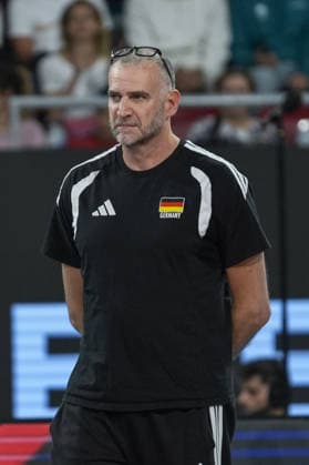 Poland v Germany - CEV Men s European Volleyball Championship 2026 quarterfinal SOFIA, BULGARIA - SEPTEMBER 22: Head Coach of Germany Massimo Botti is seen during the CEV Men s European Volleyball Championship 2026 quarterfinal match between Poland and Germany at Arena 8888 in Sofia, Bulgaria on September 22, 2026. Osmancan Gurdogan Anadolu Sofia Bulgaria. Editorial use only. Please get in touch for any other usage.  Copyright: x2026xAnadoluxOsmancanxGurdoganx