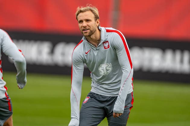 Tymoteusz Puchacz seen during the Poland national team, Nationalteam training session on the second day of the team™s training camp ahead of the upcoming UEFA Nations League matches (Kazimierz Koper Ball Raw Images) Warszawa KS Zwar Poland Copyright: xKazimierzxKoperx KAZ_PZPN_DAY2-19