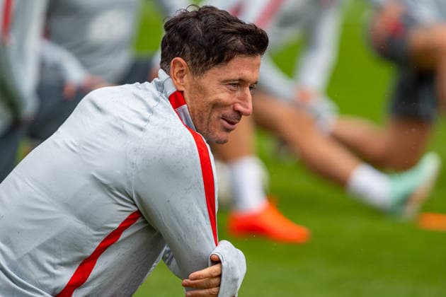 Robert Lewandowski seen during the Poland national team, Nationalteam training session on the second day of the team™s training camp ahead of the upcoming UEFA Nations League matches (Kazimierz Koper Ball Raw Images) Warszawa KS Zwar Poland Copyright: xKazimierzxKoperx KAZ_PZPN_DAY2-52