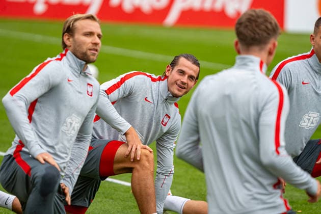 Jakub Kaminski seen during the Poland national team, Nationalteam training session on the second day of the team™s training camp ahead of the upcoming UEFA Nations League matches (Kazimierz Koper Ball Raw Images) Warszawa KS Zwar Poland Copyright: xKazimierzxKoperx KAZ_PZPN_DAY2-54