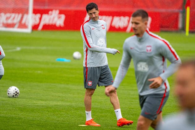 Robert Lewandowski seen during the Poland national team, Nationalteam training session on the second day of the team™s training camp ahead of the upcoming UEFA Nations League matches (Kazimierz Koper Ball Raw Images) Warszawa KS Zwar Poland Copyright: xKazimierzxKoperx KAZ_PZPN_DAY2-78