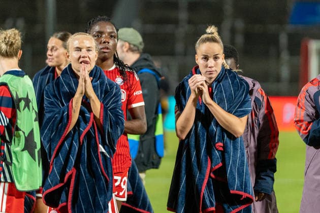 Fussball: UEFA Womens Champions League, 1. Spieltag, FC Bayern München Frauen - Manchester City Womens Football Club am 22.09.2026 in München (Sportpark Unterhaching), Deutschland, Saison 2026 2027: Giulia Gwinn (FC Bayern München, 7) München Sportpark Unterhaching Deutschland Copyright: xPhilippxImhofx