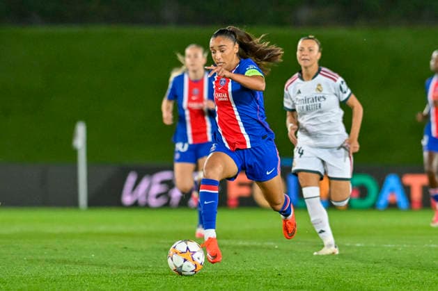 September 22, 2026, Madrid, Madrid, Spain: 7 SAKINA KARCHAOUI of Paris Saint-Germain FC in action during the Women s Champions League match between REAL MADRID FEMENINO and PARIS SAINT-GERMAIN FC, held on September 22, 2026, in Valdebebas, Madrid, Spain. The Women s Champions League Match REAL MADRID - PARIS SAINT-GERMAIN FC (22.09.26)  - ZUMAc312 20260922_zsp_c312_024 Copyright: xOscarxManuelxSanchezx