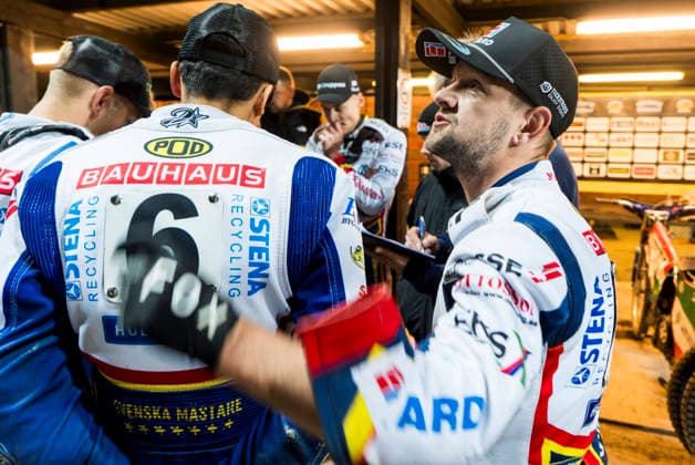 260922 Dackarna malillas Artem Laguta under final tva i Elitserien mellan Västervik och Dackarna malilla den 22 september 2026 i Västervik. Copyright: OSCARxWALLIN BB260922BB643