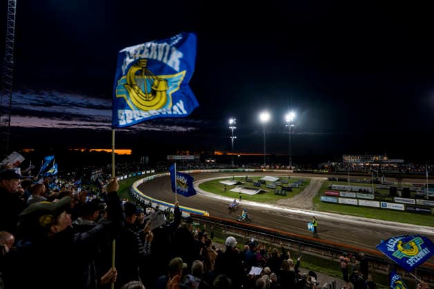 260922 Hejla Arena under final tva i Elitserien mellan Västervik och Dackarna malilla den 22 september 2026 i Västervik. Copyright: OSCARxWALLIN BB260922BB636