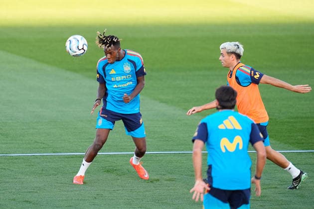 September 22, 2026, Las Rozas, Madrid, Spain: Nico Williams during the training session of Spain Team ahead of the UEFA Nations League 2026 27 matches against England, Croatia and Czech Republic at Ciudad del Futbol on September 22, 2026, in Las Rozas, Madrid, Spain. Las Rozas Spain - ZUMAa181 20260922_zaa_a181_127 Copyright: xDennisxAgyemanx