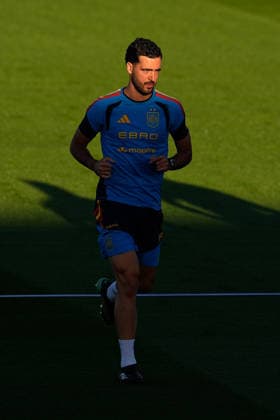 September 22, 2026, Las Rozas, Madrid, Spain: Mikel Merino during the training session of Spain Team ahead of the UEFA Nations League 2026 27 matches against England, Croatia and Czech Republic at Ciudad del Futbol on September 22, 2026, in Las Rozas, Madrid, Spain. Training Session Of Spain Team - UEFA Nations League 26 27  - ZUMAa181 20260922_zaa_a181_016 Copyright: xDennisxAgyemanx