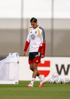 22.09.2026, Fussball DFB-Nationalmannschaft Deutschland, Trainingslager in Herzogenaurach, im Homeground bei ADIDAS, vor den UEFA Nations League Spielen, Younes Ebnoutalib (Deutschland)
