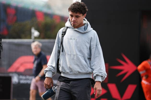 F1 - AZERBAIJAIN GRAND PRIX 2026 NORRIS Lando (gbr), McLaren F1 Team MCL40, portrait during the 2026 Formula 1 Azerbaijan Grand Prix, 15th round of the 2026 Formula One World Championship, WM, Weltmeisterschaft from September 24 to 26, 2026 on the Baku City Circuit, in Baku, Azerbaijan - BakuAzerbaijan  Copyright: xEricxAlonsox