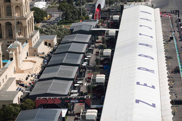 F1 - AZERBAIJAIN GRAND PRIX 2026 General view of the paddock during the 2026 Formula 1 Azerbaijan Grand Prix, 15th round of the 2026 Formula One World Championship, WM, Weltmeisterschaft from September 24 to 26, 2026 on the Baku City Circuit, in Baku, Azerbaijan - BakuAzerbaijan  Copyright: xEricxAlonsox