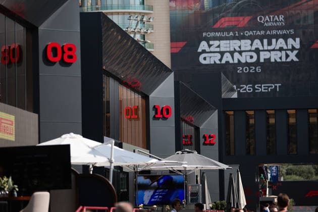 F1 - AZERBAIJAIN GRAND PRIX 2026 New team building are seen in the paddock during the 2026 Formula 1 Azerbaijan Grand Prix, 15th round of the 2026 Formula One World Championship, WM, Weltmeisterschaft from September 24 to 26, 2026 on the Baku City Circuit, in Baku, Azerbaijan - BakuAzerbaijan  Copyright: xEricxAlonsox