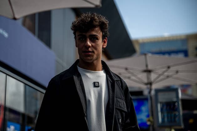 BAKU, AZERBAIJAN: Arvid Lindblad, racing for the Racing Bulls team during the 2026 Formula 1 Azerbaijan Grand Prix at the Baku City Circuit in Baku, Azerbaijan