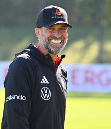 23.09.2026 - Fussball - DFB Deutscher Fussball Bund - Nationalmannschaft Nationalteam Deutschland - Training - - xwoxzix - Jürgen Klopp ( Bundestrainer Deutschland ) happy