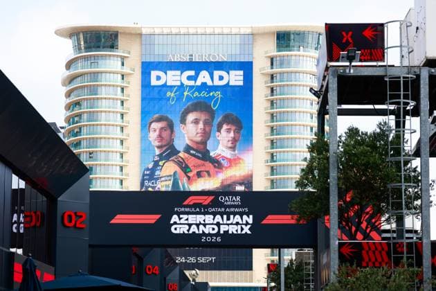 NORRIS Lando (gbr), McLaren F1 Team MCL40, portrait F1 GP 15 Baku 2026 F1 GP 15 Baku 2026 F1 GP 15 Baku 2026 Azerbaijan