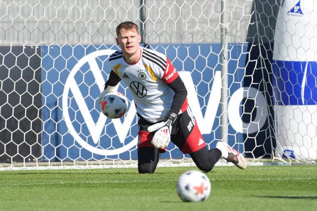Torwart Goalie Alexander Nübel (Deutschland Germany) - Herzo Base 23.09.2026: Deutsche Nationalmannschaft Nations League Abschlusstraining Home Ground, HerzoBase, World of Adidas, Herzogenaurach