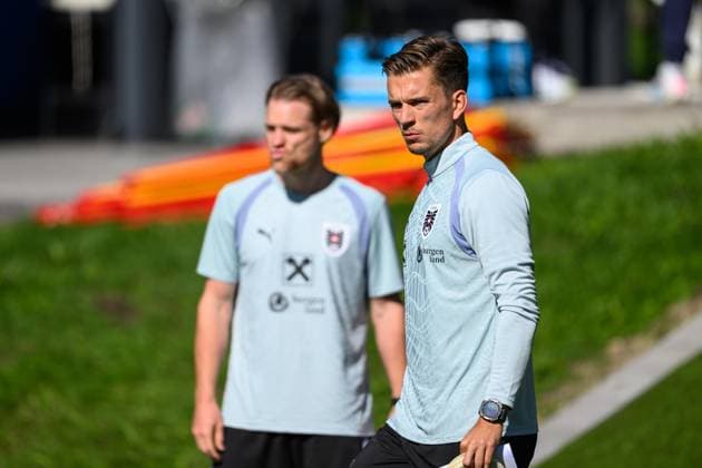 SOCCER - NL, AUT vs ISR WINDISCHGARSTEN,AUSTRIA,23.SEP.26 - SOCCER - UEFA Nations League, group stage, OEFB international match, Länderspiel, Nationalmannschaft Austria vs Israel, preview, training team AUT. Image shows assistant coach Maximilian Ritscher (AUT).  GEPAxpictures xChristianxMoser