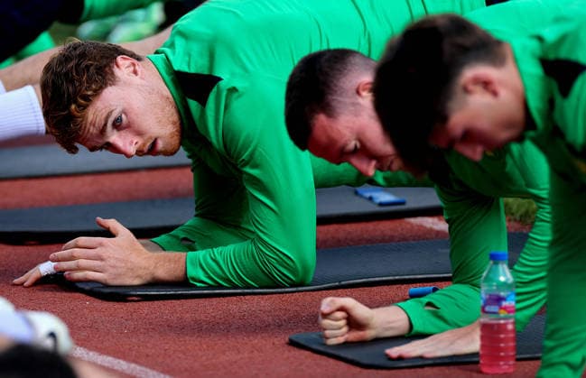 Republic of Ireland Squad Training, Fadil Vokrri Stadium, Pristina, Kosovo 23 9 2026 Jake O Brien Jake O Brien 23 9 2026  Copyright: xx RB2_9232