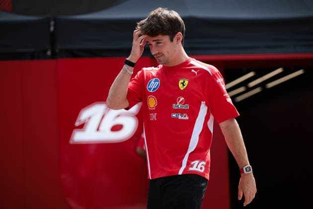F1 - AZERBAIJAIN GRAND PRIX 2026 LECLERC Charles (mco), Scuderia Ferrari SF-26, portrait during the 2026 Formula 1 Azerbaijan Grand Prix, 15th round of the 2026 Formula One World Championship, WM, Weltmeisterschaft from September 24 to 26, 2026 on the Baku City Circuit, in Baku, Azerbaijan - BakuAzerbaijan  Copyright: xEricxAlonsox