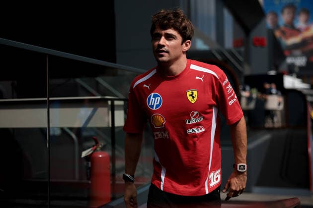 F1 - AZERBAIJAIN GRAND PRIX 2026 LECLERC Charles (mco), Scuderia Ferrari SF-26, portrait during the 2026 Formula 1 Azerbaijan Grand Prix, 15th round of the 2026 Formula One World Championship, WM, Weltmeisterschaft from September 24 to 26, 2026 on the Baku City Circuit, in Baku, Azerbaijan - BakuAzerbaijan  Copyright: xEricxAlonsox