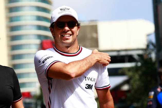 PEREZ Sergio (mex), Cadillac F1 Team MAC-26, portrait F1 GP 15 Baku 2026 F1 GP 15 Baku 2026 NORRIS Lando (gbr), McLaren F1 Team MCL40, portrait F1 GP 15 Baku 2026 Azerbaijan